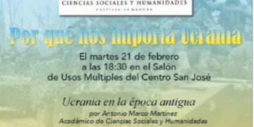 La Academia de Ciencias Sociales de CLM abordará este martes en Guadalajara el conflicto en Ucrania