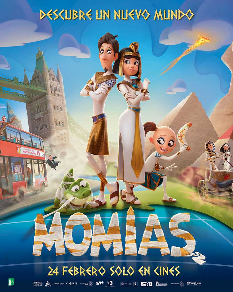Preestreno en Guadalajara de la película de animación 'Momias' de Pedro Solis