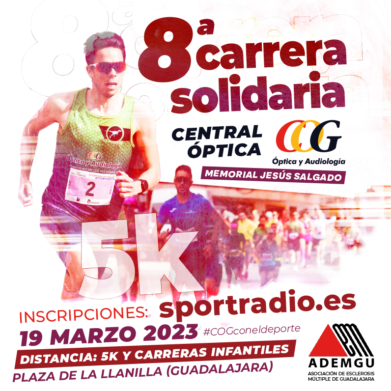 El Ayuntamiento de Guadalajara se une a la 8ª Carrera Solidaria de Central Óptica para apoyar a la Asociación de Esclerosis Múltiple