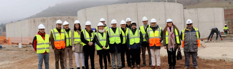 Sigüenza, obras de la Estación Depuradora de Aguas Residuales 