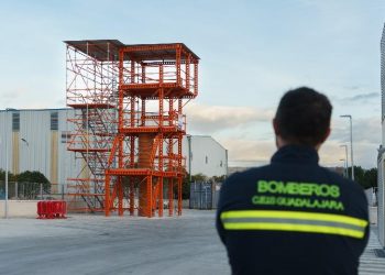Diputación de Guadalajara, mejora instalaciones de entrenamiento de los bomberos del CEIS 