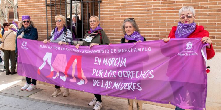 Inaugurado el Rincón de la Igualdad en Marchamalo durante la Marcha por la Igualdad