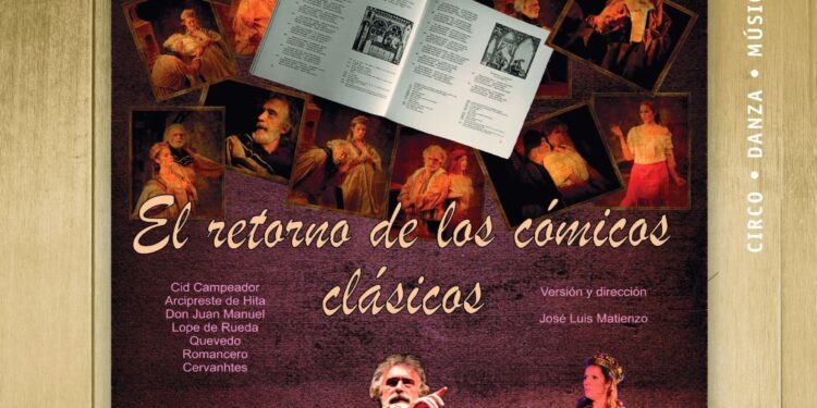 Villanueva de la Torre celebra el Día Mundial del Teatro con la obra "El Retorno de los cómicos clásicos" de la compañía Escarramán Teatro