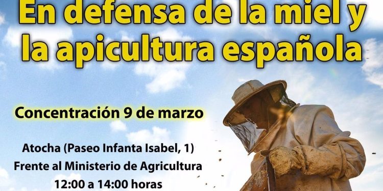 Apicultores, movilización para visibilizar los problemas de producción y comercialización de la miel española