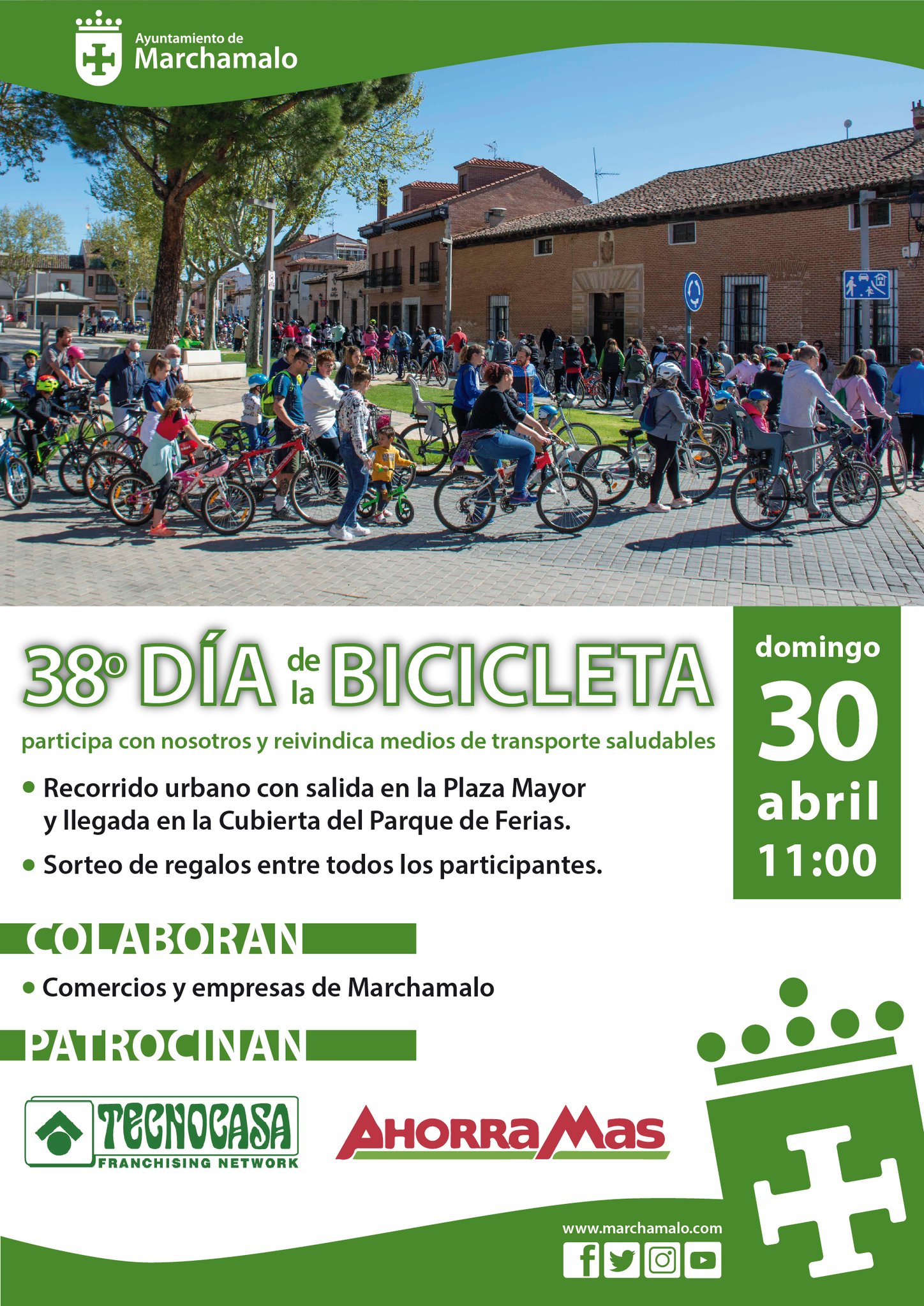 Celebra el Día de la Bicicleta y el Alzado del Mayo en Marchamalo
