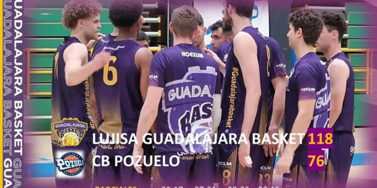 El Lujisa Guadalajara arrasa al Pozuelo en un partido clave para la clasificación a la fase de ascenso