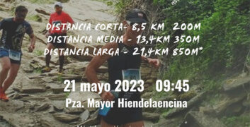 II Trail Minero en Hiendelaencina y Villares de Jadraque el 21 de mayo