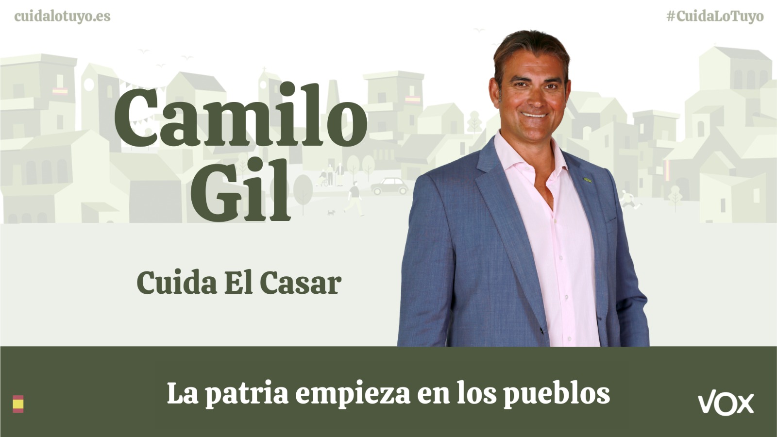 VOX designa a Camilo Gil como candidato a la Alcaldía de El Casar en las próximas elecciones municipales