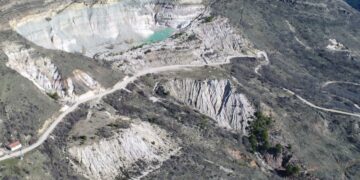 Castilla-La Mancha avanza en la restauración de la antigua mina de caolín en Peñalén