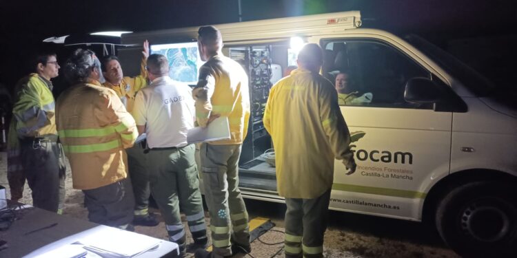 Declarado un incendio forestal arbolado en Ocentejo (Guadalajara)