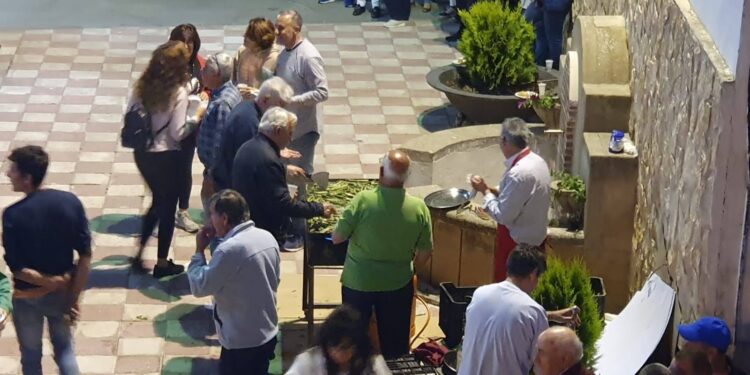 Espinosa de Henares revive la tradición de Plantar el Mayo en la Plaza del Ayuntamiento