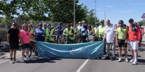 Más de 400 vecinos disfrutan del Día de la Bicicleta en Alovera