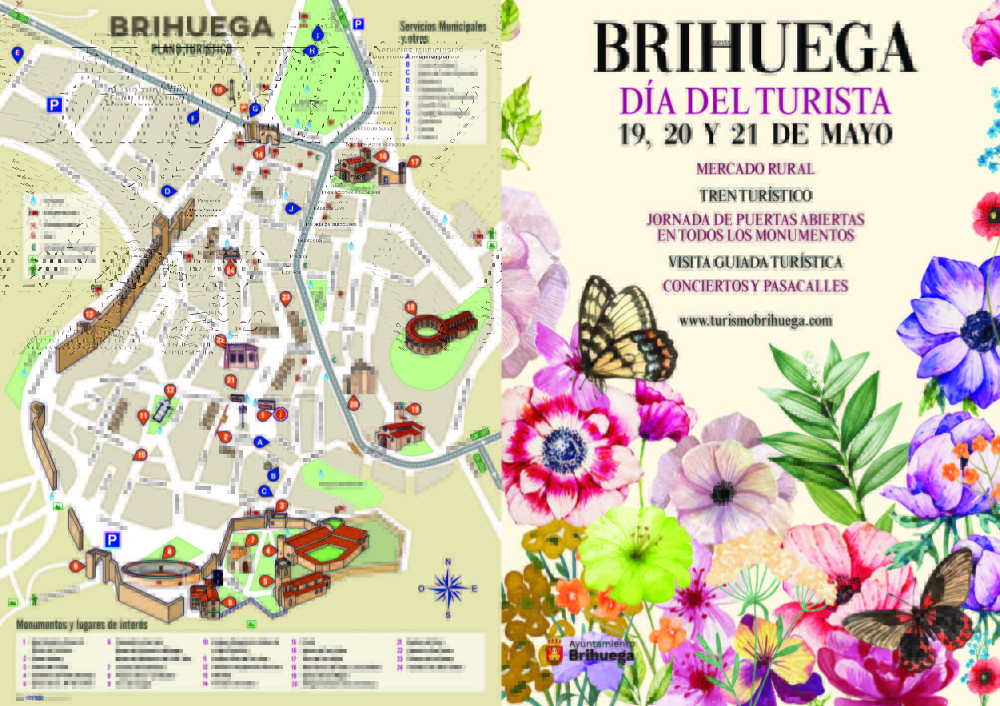 Brihuega celebra el 50 aniversario de su declaración como Conjunto Histórico Artístico en el Día del Turista