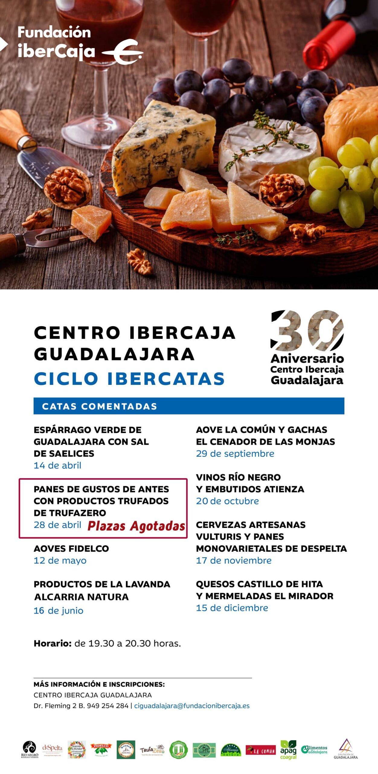Ciclo de catas 'Ibercatas' promueve la marca 'Alimentos de Guadalajara' y apoya a productores locales