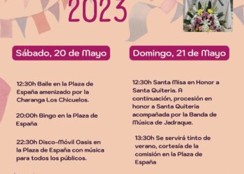 ¡No te pierdas las Fiestas Patronales de Santa Quiteria 2023 en Carrascosa de Henares!
