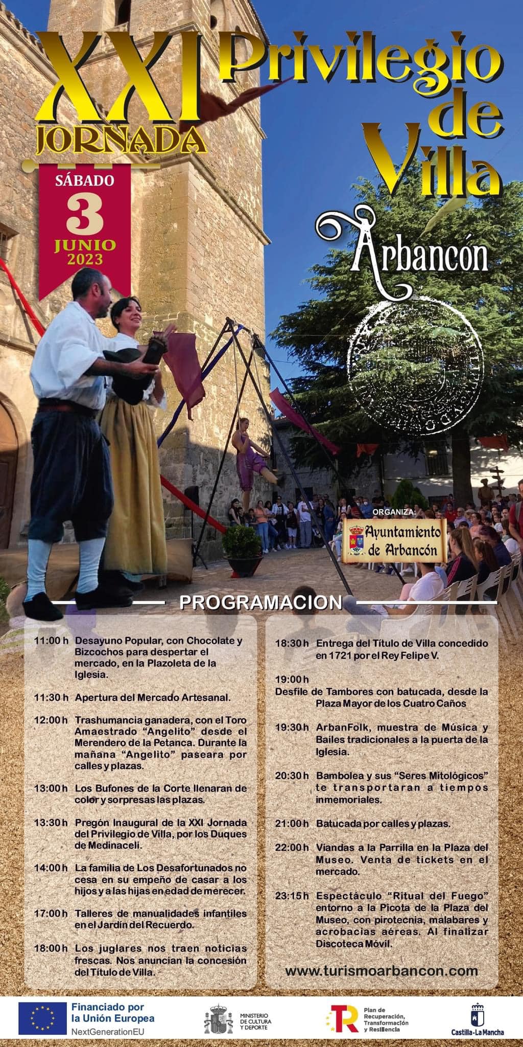 Arbancón, la localidad serrana que celebra la XXI Jornada del Privilegio de Villa
