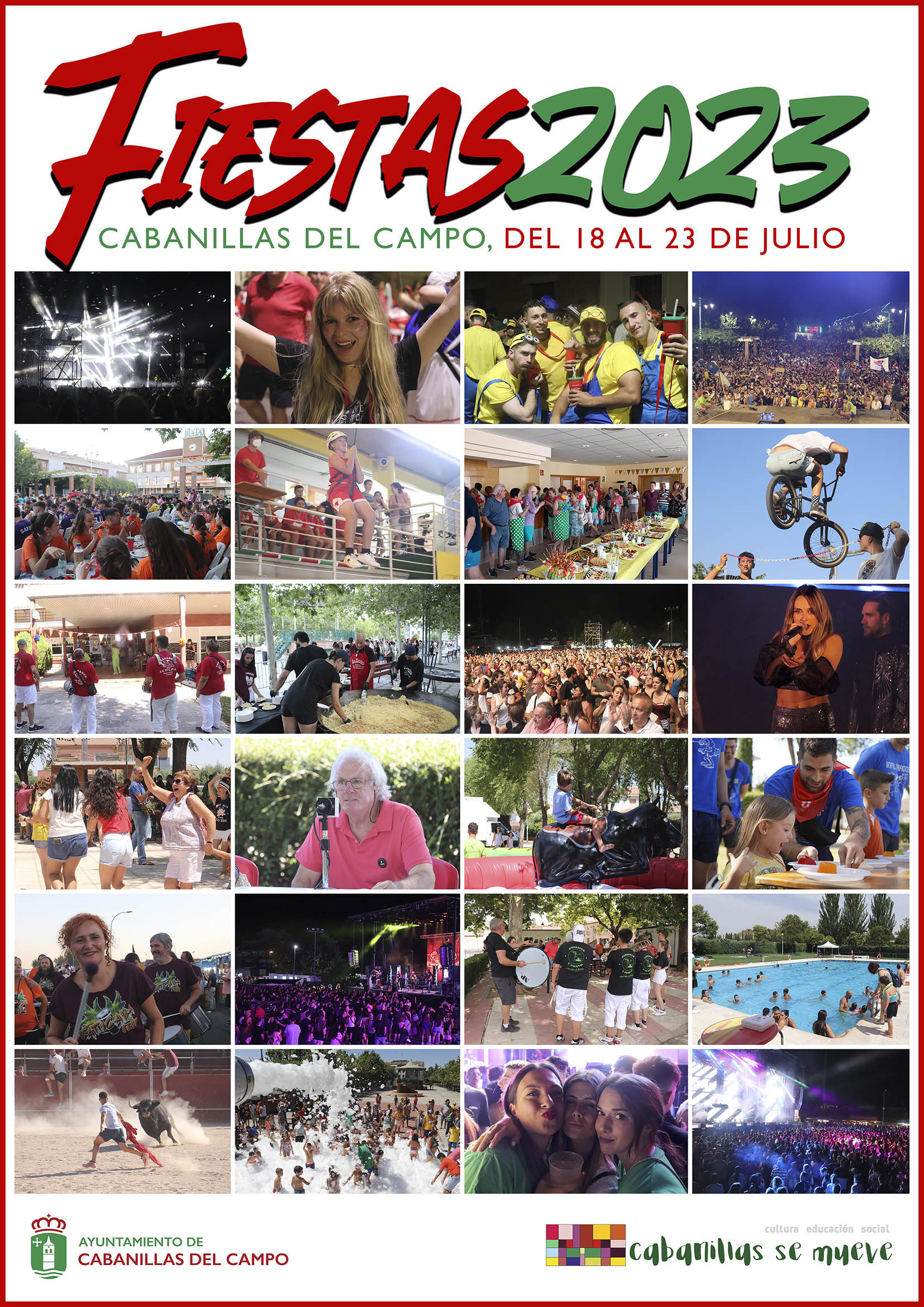 Fiestas de Verano 2023 en Cabanillas del Campo