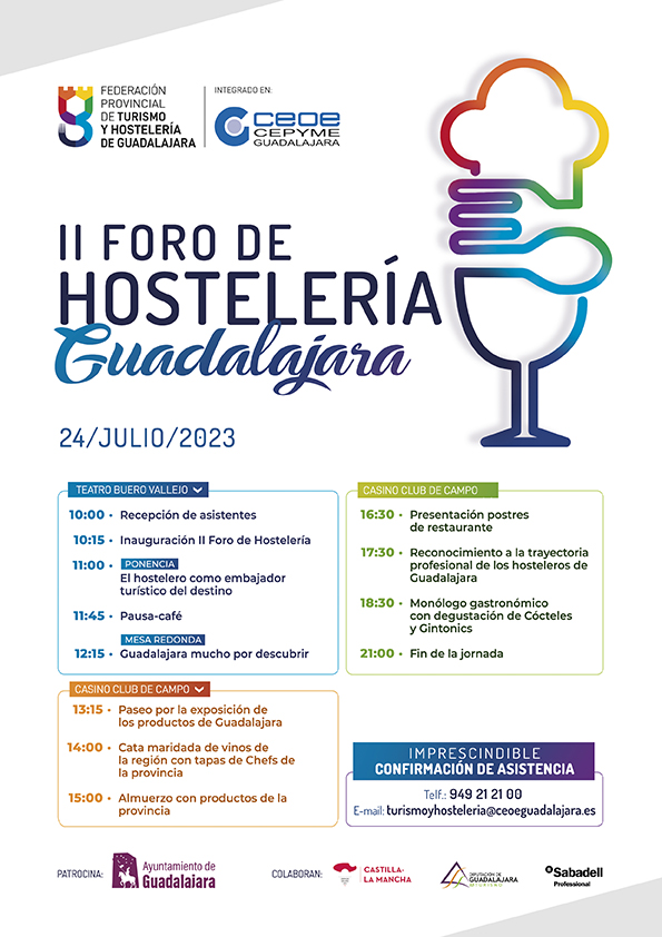 Exitoso II Foro de Hostelería reúne a 200 profesionales y homenajea a destacados empresarios en Guadalajara