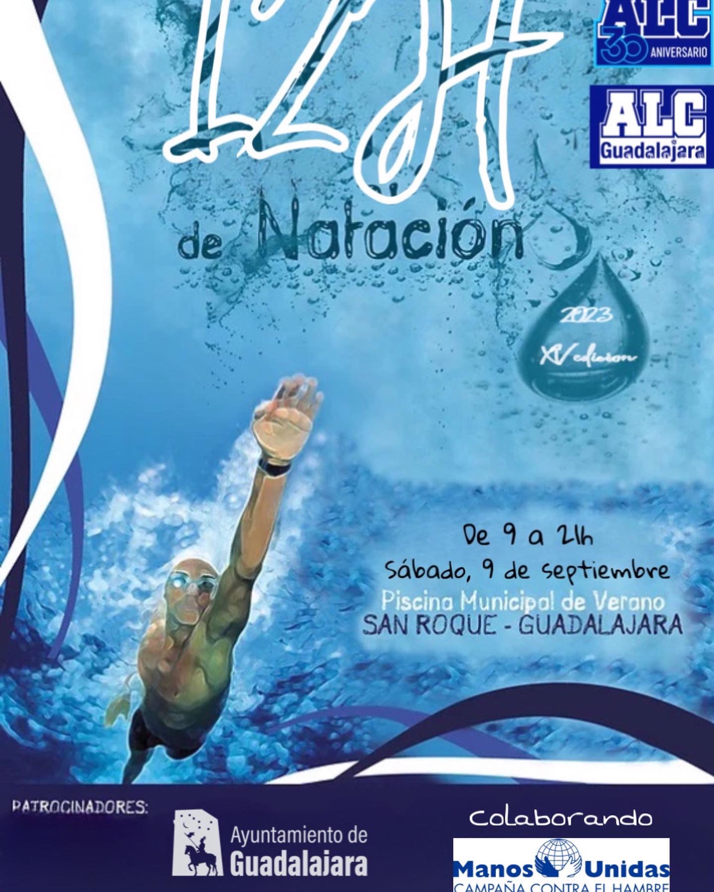 12h de natación 🏊🏻‍♀️ de la mano del Club Alcarreño