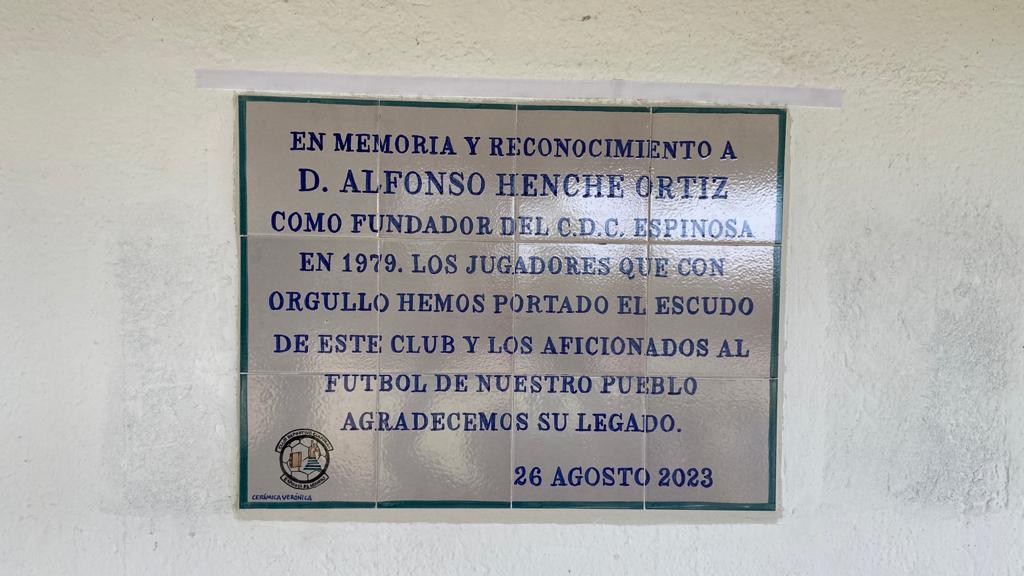 Partido Contra la Droga en Espinosa de Henares: Homenaje al Párroco Don Alfonso Henche
