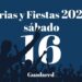Sábado 16 de septiembre: Programa de Ferias y Fiestas de Guadalajara 2023