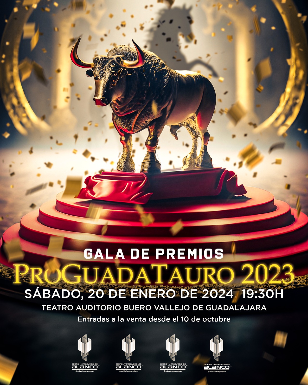 Cartel Gala de Premios ProGuadaTauro 2023