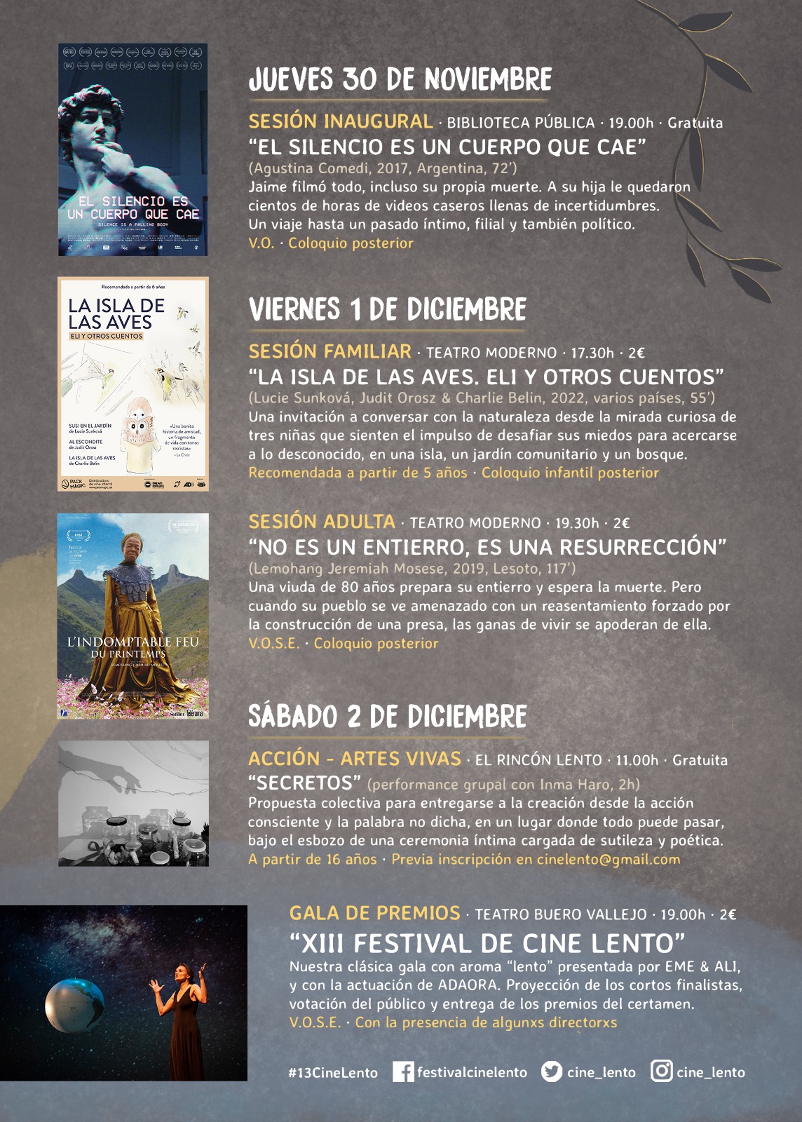 XIII Festival de Cine Lento en Guadalajara