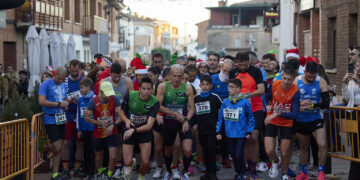 Ambiente Festivo y Deportivo en la Novena Carrera del Pavo de Yunquera de Henares