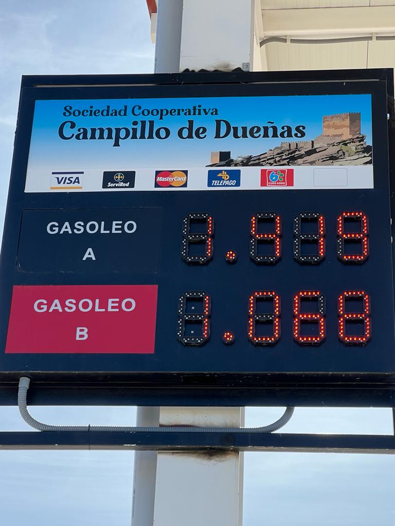 Cooperativa Gasolinera low cost en Campillo de Dueñas