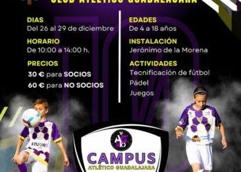 ¡Inscripciones Abiertas! Descubre el X Campus de Navidad del Club Atlético Guadalajara: ¡10 Años de Tradición Deportiva!