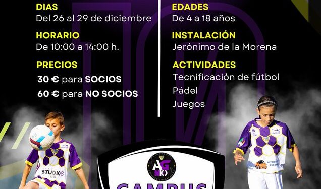 ¡Inscripciones Abiertas! Descubre el X Campus de Navidad del Club Atlético Guadalajara: ¡10 Años de Tradición Deportiva!