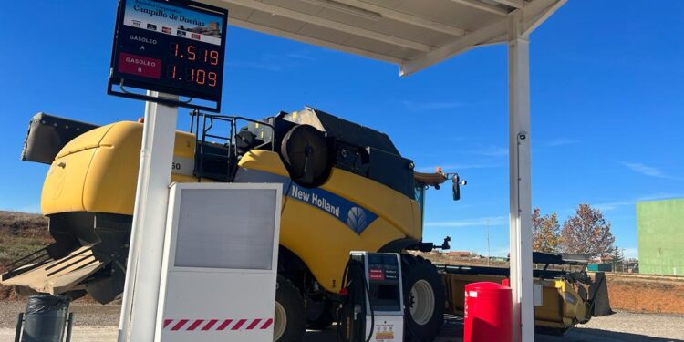 Gasolinera low cost en Campillo de Dueñas