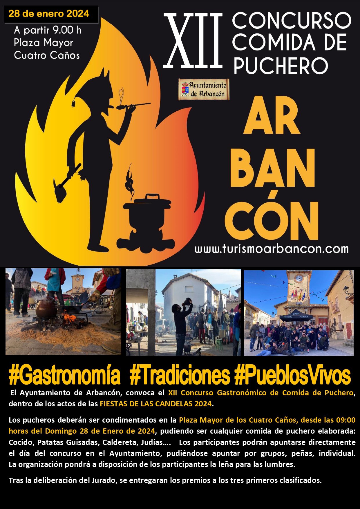 Fiesta de las Candelas en Arbancón 2024