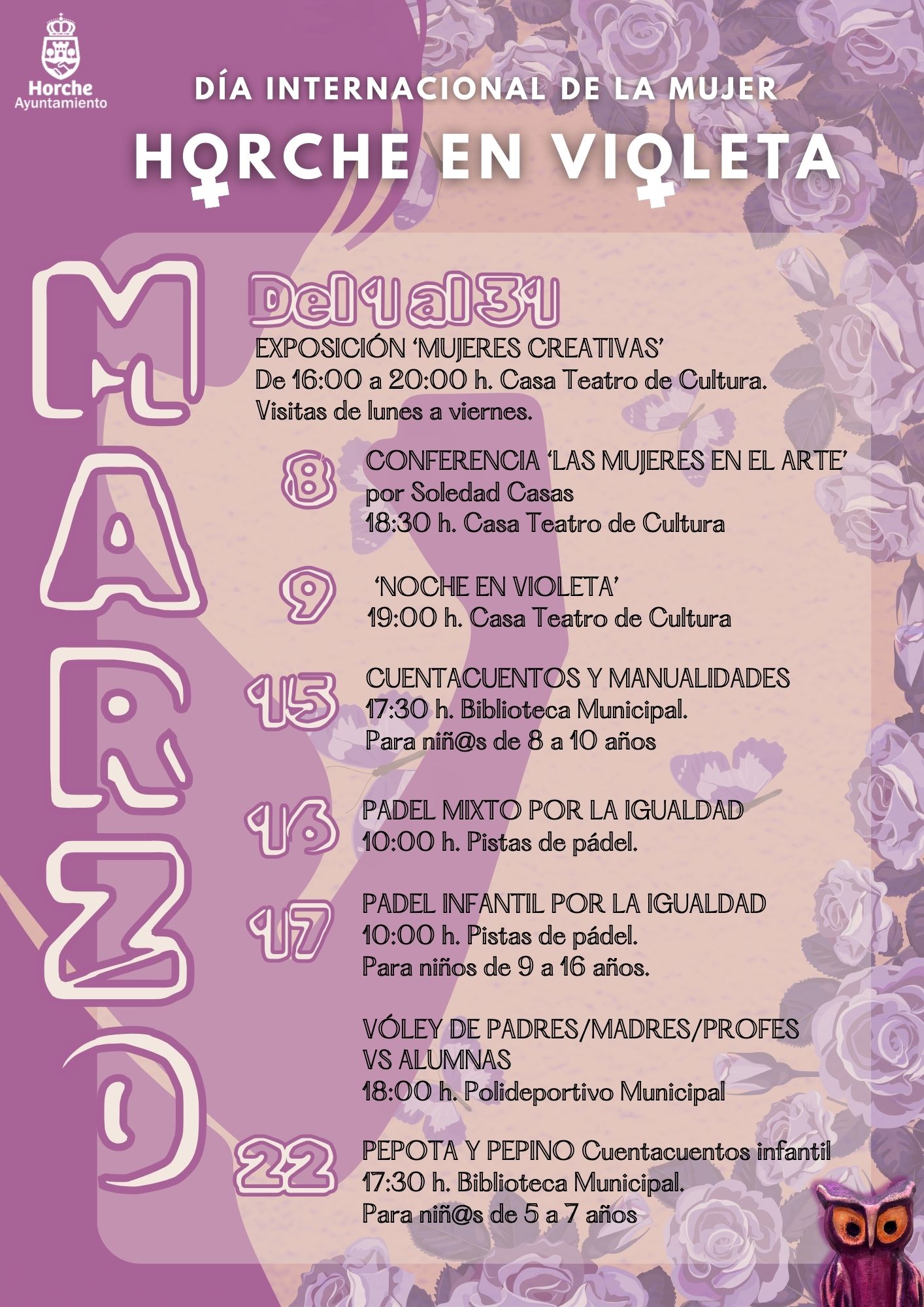 Horche en Violeta: Celebración Extendida del Día de la Mujer en Marzo
