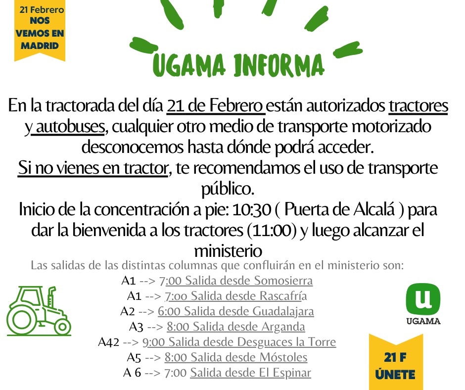 Colaboración entre Plataformas Agrícolas para Reivindicar Derechos en Madrid