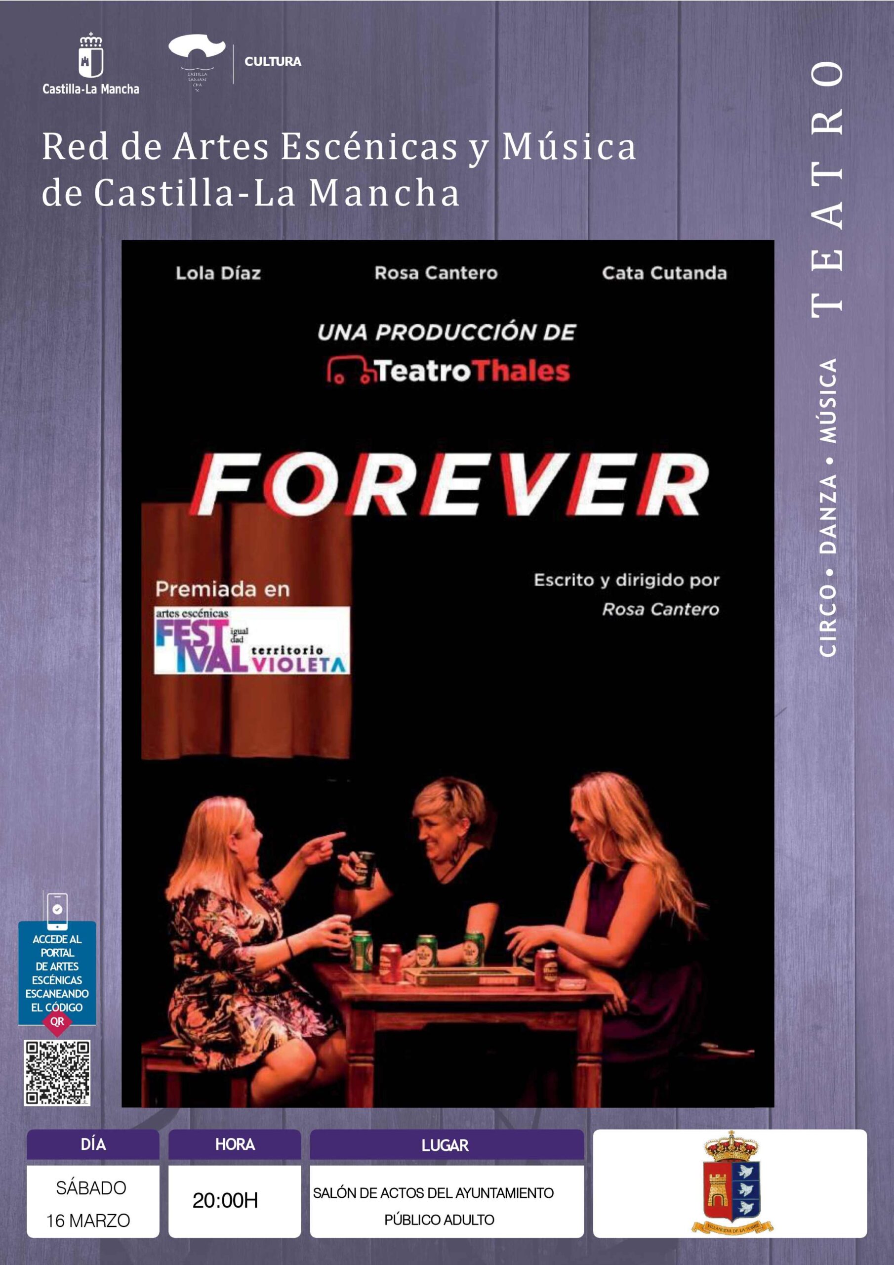 Villanueva de la Torre presenta 'Forever': Una Comedia de Teatro Reivindicativa