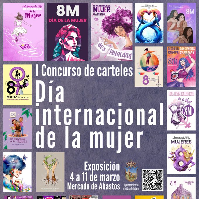  I Concurso de Carteles del Ayuntamiento de Guadalajara por el Día Internacional de la Mujer