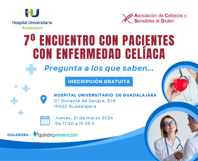 Encuentro en Hospital de Guadalajara para Pacientes con Celiaquía