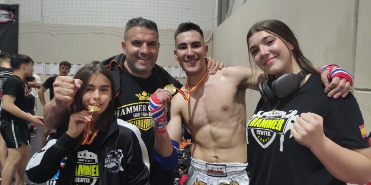 Hammer Center Brilló en el Open Ibérico de K1 y Muay Thai: Seis Medallas para Guadalajara