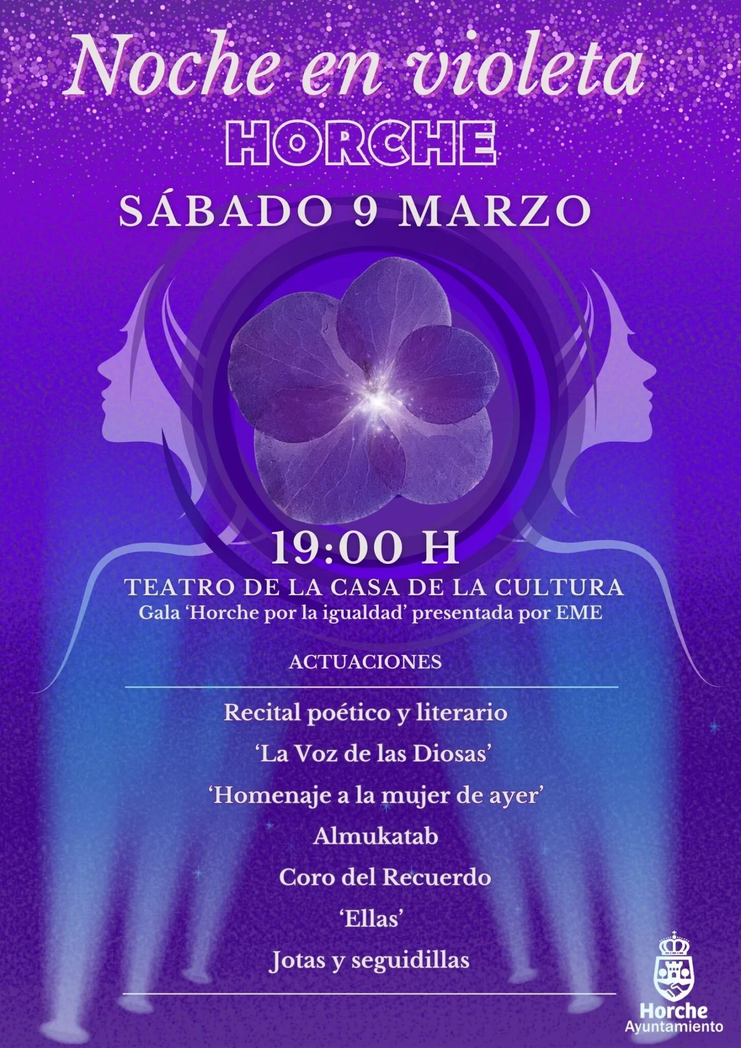 Gala “Noche en Violeta”: Talento Femenino en Horche para Conmemorar el Dia de la Mujer