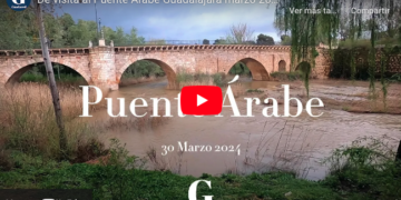 Puente Arabe de Guadalajara sobre el Río Henares