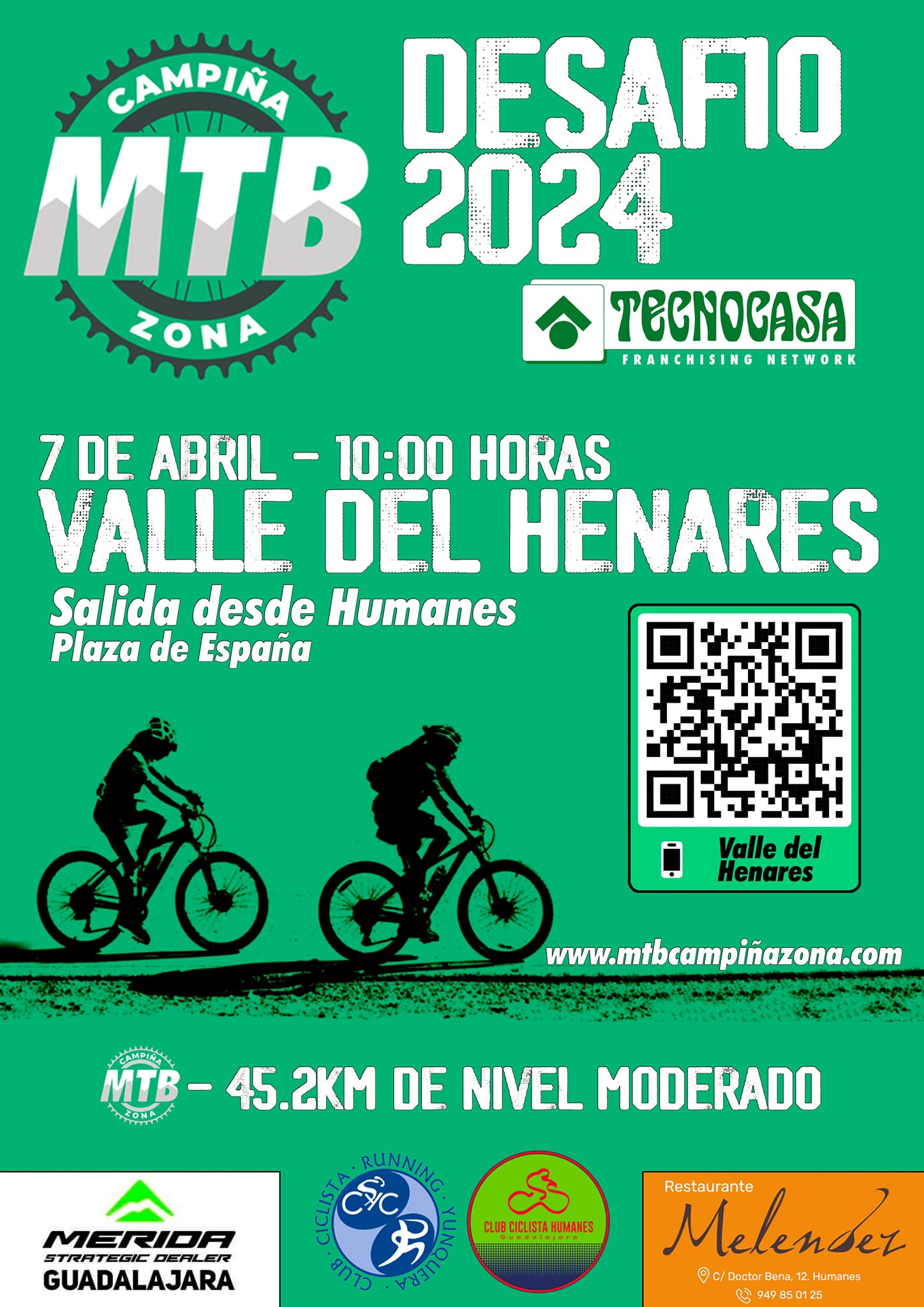 Desafío MTB Guadalajara: Ruta por el Valle del Henares el 7 de abril de 2024