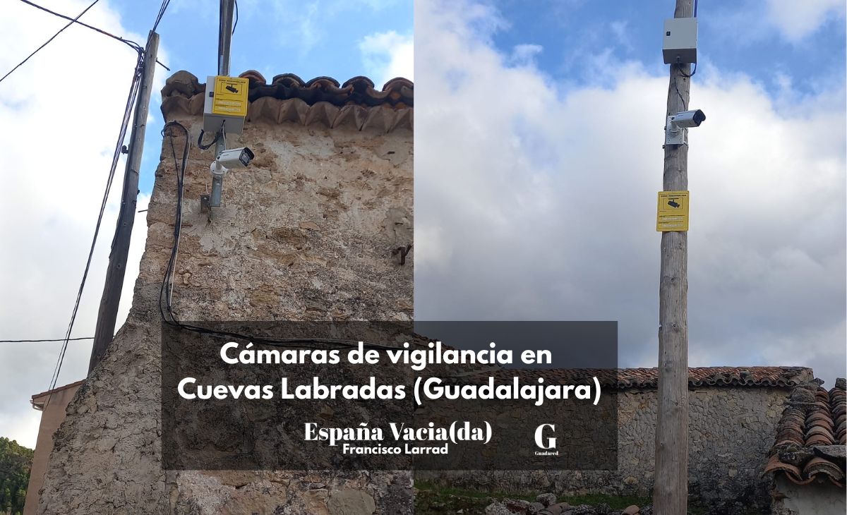 Cámaras de vigilancia en Cuevas Labradas en Guadalajara