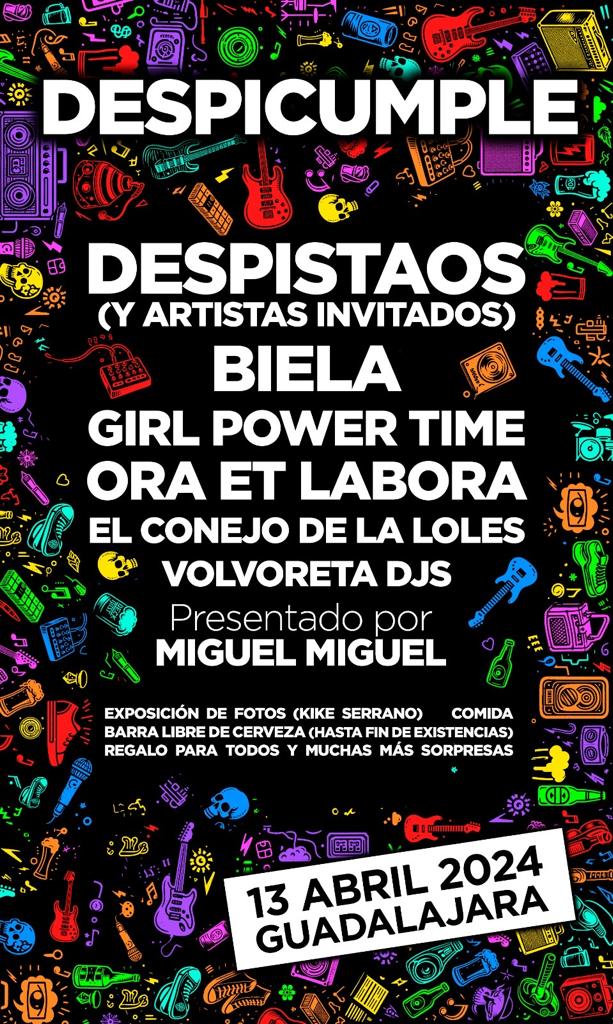 El grupo Despistaos festeja su XXI aniversario en Guadalajara con una exposición retrospectiva y conciertos emocionantes en el Auditorio Pedro Díaz.