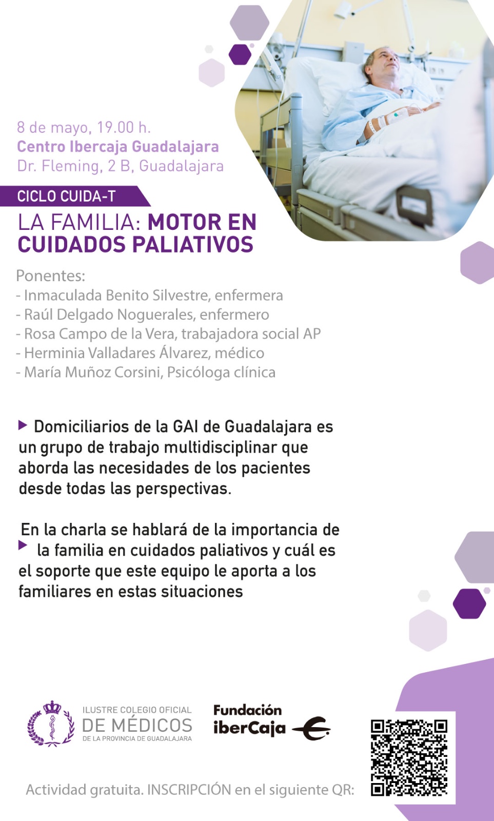Descubre el Papel Vital de la Familia en los Cuidados Paliativos: Evento Gratuito en Guadalajara el 8 de Mayo