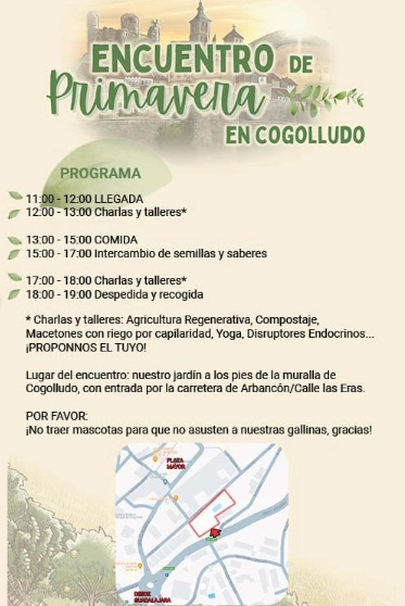 "¡Cogolludo en Primavera! Encuentro de Intercambio y Mercadillo con Sabor Local