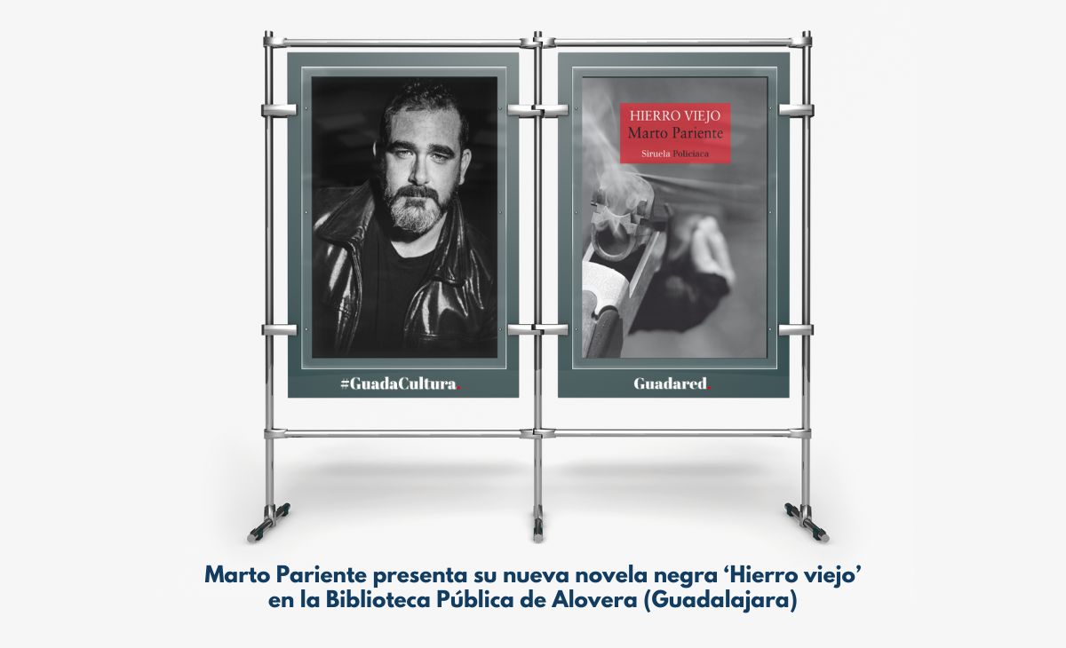 Marto Pariente presenta su nueva novela negra ‘Hierro Viejo’ en la biblioteca de Alovera
