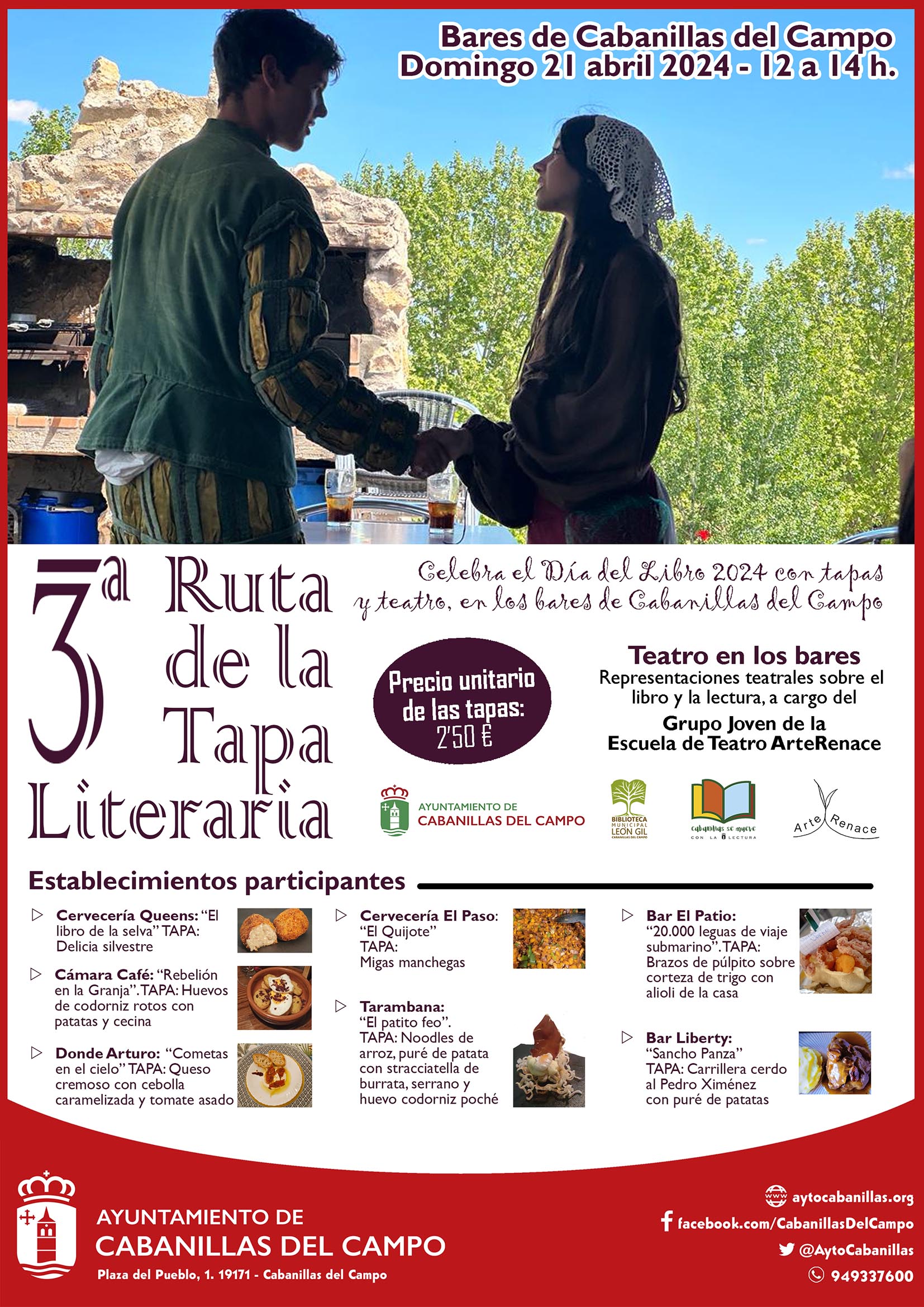 III Ruta de la Tapa Literaria en Cabanillas del Campo