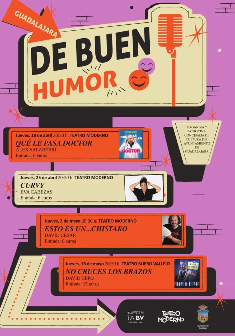 ¡Disfruta del Humor en Guadalajara! IV Ciclo ‘Guadalajara De Buen Humor’