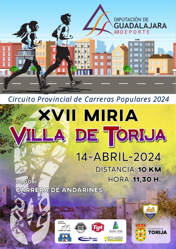 XVII Miria Villa de Torija: ¡Inscripciones Abiertas para la Carrera y Marcha!